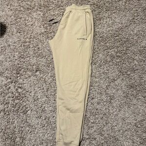 YoungLA Men's Cream Jogger Pants